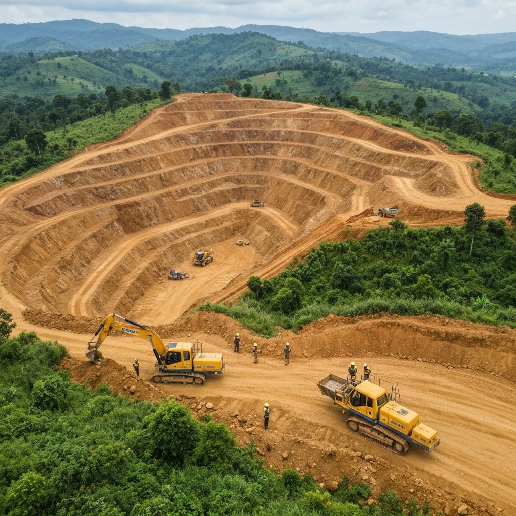 Gold mining operations